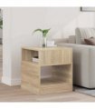 vidaXL End Table Sonoma Oak 40.5 x 40 x 45 cm Engineered Wood