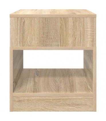 vidaXL End Table Sonoma Oak 40.5 x 40 x 45 cm Engineered Wood