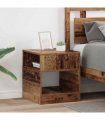 vidaXL End Table 2 pcs Old Wood 40.5 x 40 x 45 cm Engineered Wood
