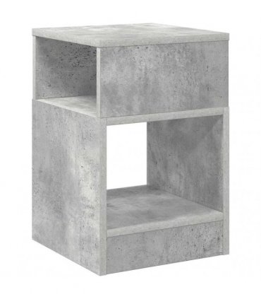 vidaXL End Table Concrete Grey 30.5 x 30 x 45 cm Engineered Wood