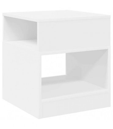 vidaXL End Table White 40.5 x 40 x 45 cm Engineered Wood