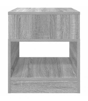 vidaXL End Table Grey Sonoma 40.5 x 40 x 45 cm Engineered Wood