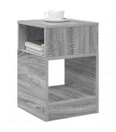 vidaXL End Table 2 pcs Grey Sonoma 30.5 x 30 x 45 cm Engineered Wood