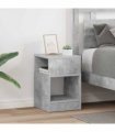 vidaXL End Table 2 pcs Concrete Grey 30.5 x 30 x 45 cm Engineered Wood
