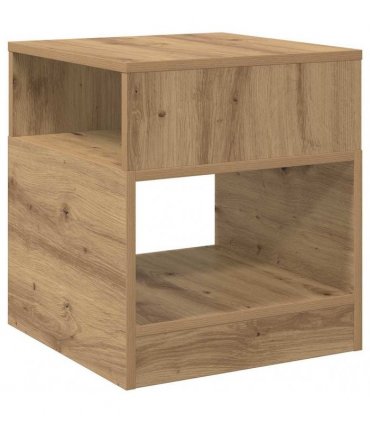 vidaXL End Table Artisan Oak 40.5 x 40 x 45 cm Engineered Wood