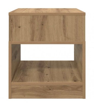 vidaXL End Table Artisan Oak 40.5 x 40 x 45 cm Engineered Wood
