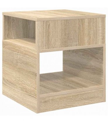 vidaXL End Table 2 pcs Sonoma Oak 40.5 x 40 x 45 cm Engineered Wood