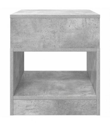 vidaXL End Table Concrete Grey 40.5 x 40 x 45 cm Engineered Wood