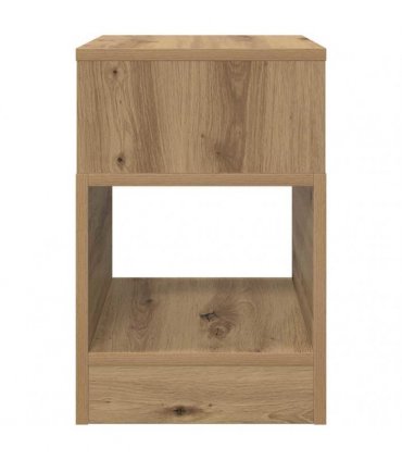 vidaXL End Table Artisan Oak 30.5 x 30 x 45 cm Engineered Wood