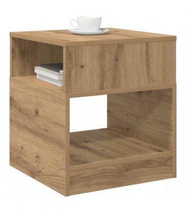 vidaXL End Table 2 pcs Artisan Oak 40.5 x 40 x 45 cm Engineered Wood