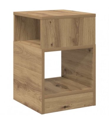 vidaXL End Table 2 pcs Artisan Oak 30.5 x 30 x 45 cm Engineered Wood