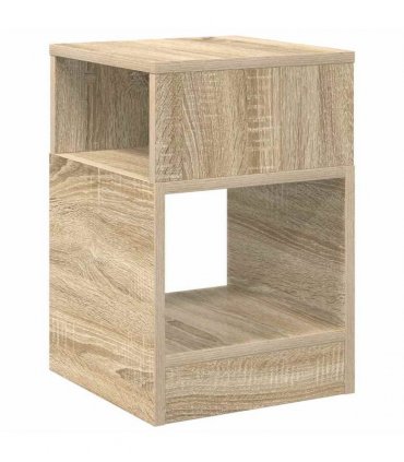vidaXL End Table Sonoma Oak 30.5 x 30 x 45 cm Engineered Wood
