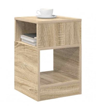 vidaXL End Table Sonoma Oak 30.5 x 30 x 45 cm Engineered Wood
