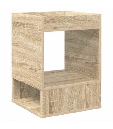 vidaXL End Table Sonoma Oak 40 x 40 x 56 cm Engineered Wood