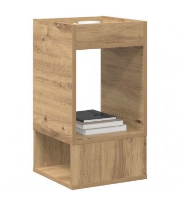 vidaXL End Table 2 pcs Artisan Oak 30 x 30 x 56 cm Engineered Wood