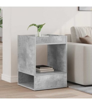 vidaXL End Table Concrete Grey 40 x 40 x 56 cm Engineered Wood