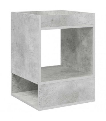 vidaXL End Table Concrete Grey 40 x 40 x 56 cm Engineered Wood