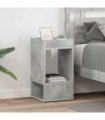 vidaXL End Table 2 pcs Concrete Grey 30 x 30 x 56 cm Engineered Wood