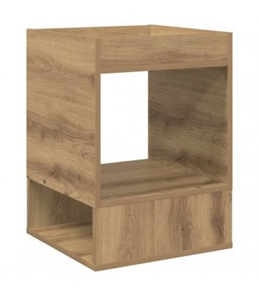 vidaXL End Table Artisan Oak 40 x 40 x 56 cm Engineered Wood