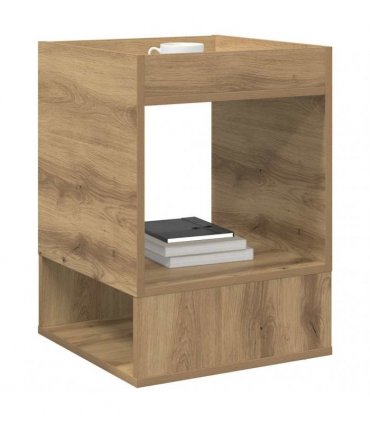 vidaXL End Table Artisan Oak 40 x 40 x 56 cm Engineered Wood