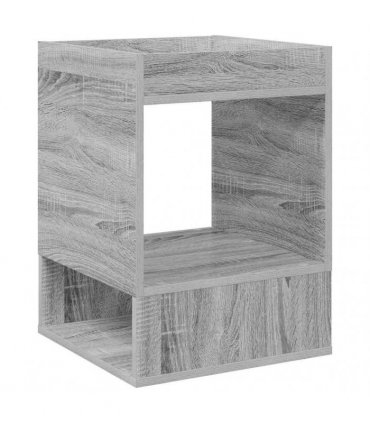 vidaXL End Table 2 pcs Grey Sonoma 40 x 40 x 56 cm Engineered Wood