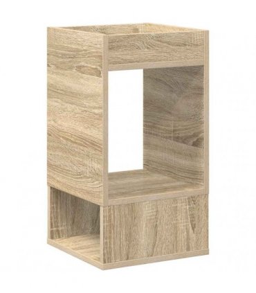 vidaXL End Table Sonoma Oak 30 x 30 x 56 cm Engineered Wood