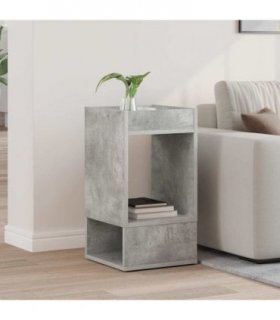 vidaXL End Table Concrete Grey 30 x 30 x 56 cm Engineered Wood