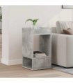 vidaXL End Table Concrete Grey 30 x 30 x 56 cm Engineered Wood