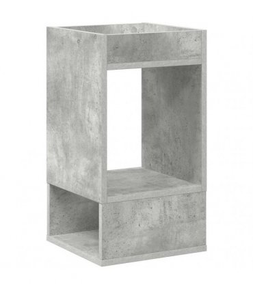 vidaXL End Table Concrete Grey 30 x 30 x 56 cm Engineered Wood