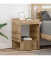 vidaXL End Table 2 pcs Artisan Oak 40 x 40 x 56 cm Engineered Wood