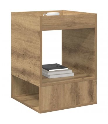 vidaXL End Table 2 pcs Artisan Oak 40 x 40 x 56 cm Engineered Wood