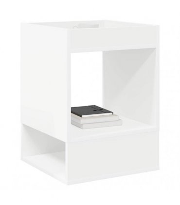 vidaXL End Table White 40 x 40 x 56 cm Engineered Wood