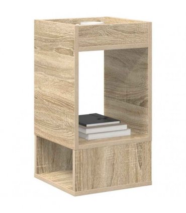 vidaXL End Table 2 pcs Sonoma Oak 30 x 30 x 56 cm Engineered Wood