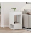 vidaXL End Table White 30 x 30 x 56 cm Engineered Wood