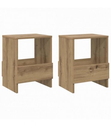 vidaXL Magazine Rack 2 pcs Artisan Oak 35 x 30 x 45 cm