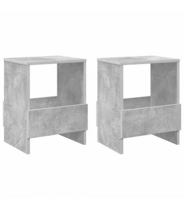 vidaXL Magazine Rack 2 pcs Concrete Grey 35 x 30 x 45 cm