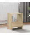 vidaXL Magazine Rack 2 pcs Sonoma Oak 35 x 30 x 45 cm