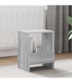 vidaXL Magazine Rack 2 pcs Grey Sonoma 35 x 30 x 45 cm