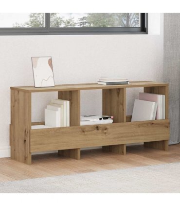 vidaXL Magazine Rack Artisan Oak 102 x 30 x 45 cm
