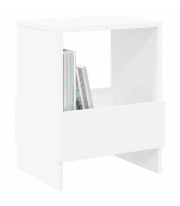 vidaXL Magazine Rack 2 pcs White 35 x 30 x 45 cm