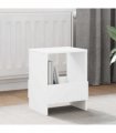 vidaXL Magazine Rack White 35 x 30 x 45 cm