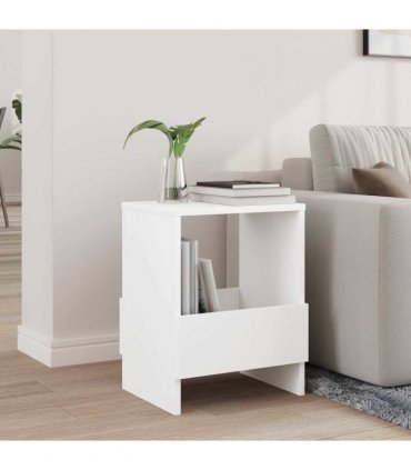 vidaXL Magazine Rack White 35 x 30 x 45 cm