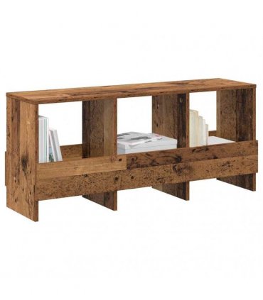 vidaXL Magazine Rack Old Wood 102 x 30 x 45 cm