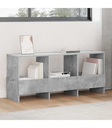 vidaXL Magazine Rack Concrete Grey 102 x 30 x 45 cm