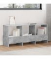 vidaXL Magazine Rack Concrete Grey 102 x 30 x 45 cm