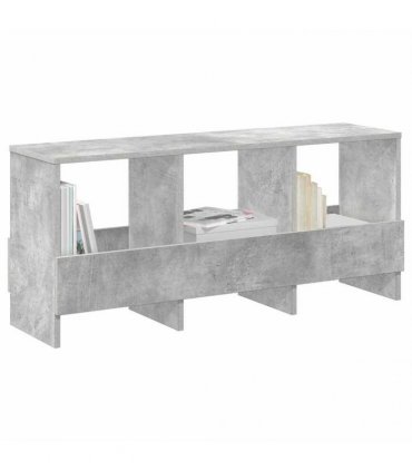 vidaXL Magazine Rack Concrete Grey 102 x 30 x 45 cm