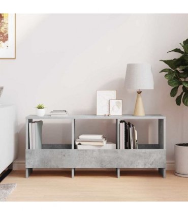 vidaXL Magazine Rack Concrete Grey 102 x 30 x 45 cm