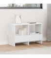 vidaXL Magazine Rack White 68.5 x 30 x 45 cm