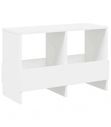 vidaXL Magazine Rack White 68.5 x 30 x 45 cm