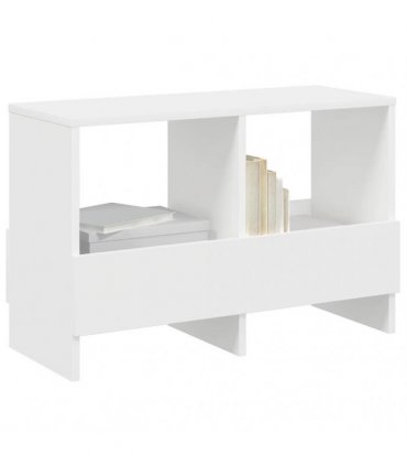 vidaXL Magazine Rack White 68.5 x 30 x 45 cm